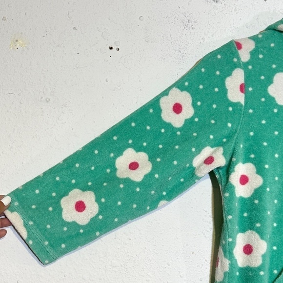 Mini Boden Floral Print Hooded Swim Cover Up Size 7-8Y Kids - Picture 3 of 13